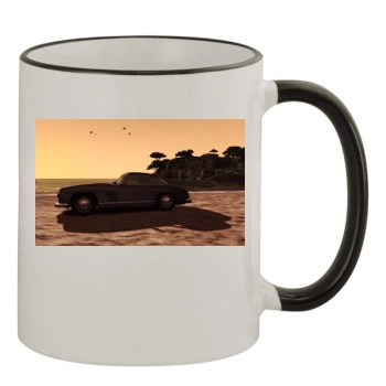 Test Drive Unlimited 11oz Colored Rim & Handle Mug