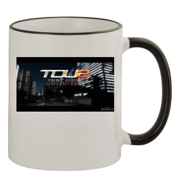 Test Drive Unlimited 11oz Colored Rim & Handle Mug