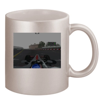 F1 PMT F1R 11oz Metallic Silver Mug