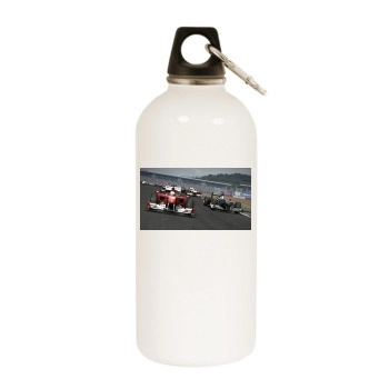 Formula 1 2010 White Water Bottle With Carabiner