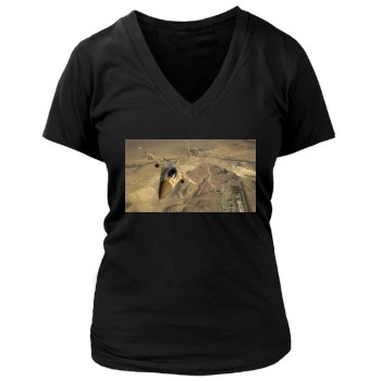 Tom Clancys H.A.W.X. 2 Women's Deep V-Neck TShirt