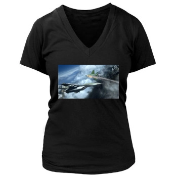 Tom Clancys H.A.W.X. 2 Women's Deep V-Neck TShirt