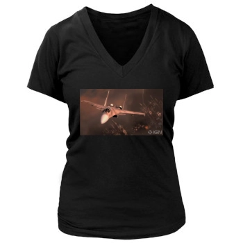 Tom Clancys H.A.W.X. 2 Women's Deep V-Neck TShirt