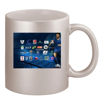 Fifa Online 2 11oz Metallic Silver Mug