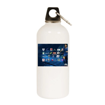 Fifa Online 2 White Water Bottle With Carabiner