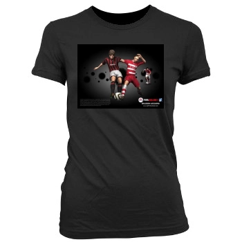 Fifa Online 2 Women's Junior Cut Crewneck T-Shirt