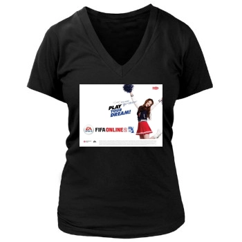 Fifa Online 2 Women's Deep V-Neck TShirt