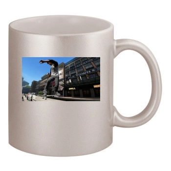 Skate 3 11oz Metallic Silver Mug