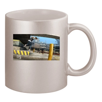 Skate 3 11oz Metallic Silver Mug