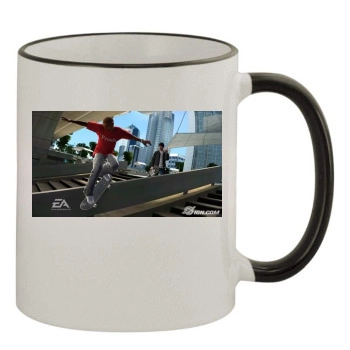 Skate 3 11oz Colored Rim & Handle Mug