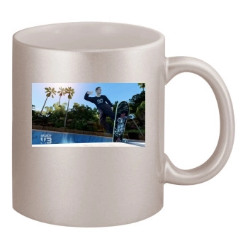 Skate 3 11oz Metallic Silver Mug