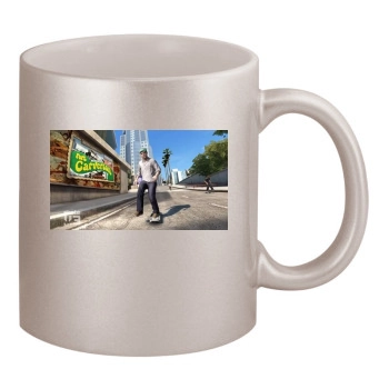 Skate 3 11oz Metallic Silver Mug