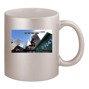 Skate 3 11oz Metallic Silver Mug