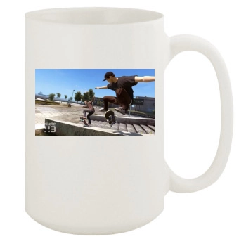 Skate 3 15oz White Mug