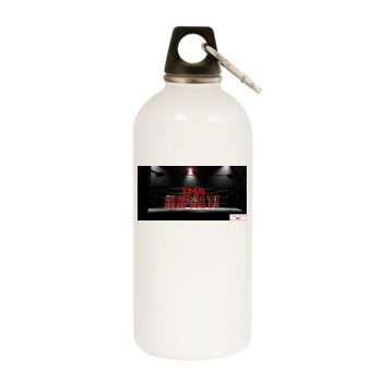 TNA Impact Cross The Line White Water Bottle With Carabiner