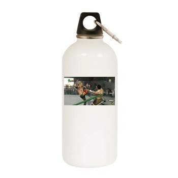 TNA Impact Cross The Line White Water Bottle With Carabiner