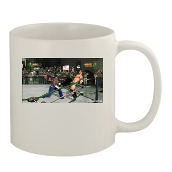 TNA Impact Cross The Line 11oz White Mug