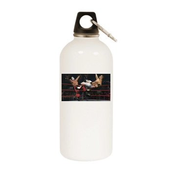 TNA Impact Cross The Line White Water Bottle With Carabiner