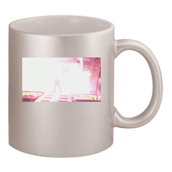 TNA Impact Cross The Line 11oz Metallic Silver Mug