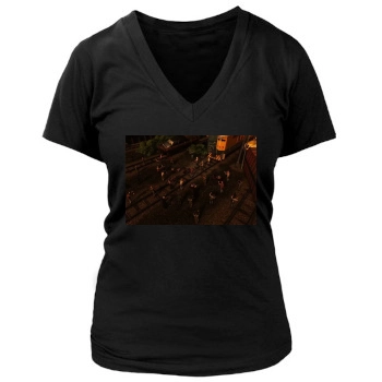 Trapped Dead Women's Deep V-Neck TShirt