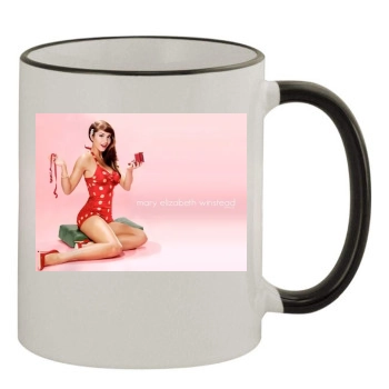 Mary Elizabeth Winstead 11oz Colored Rim & Handle Mug