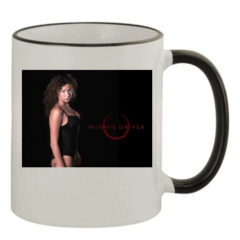 Minnie Driver 11oz Colored Rim & Handle Mug