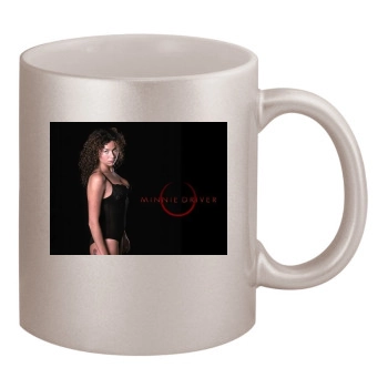 Minnie Driver 11oz Metallic Silver Mug