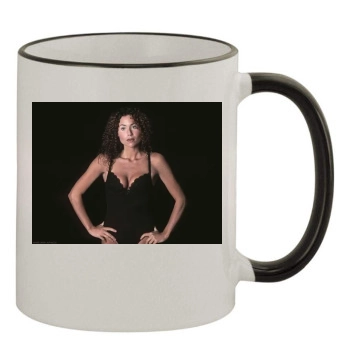 Minnie Driver 11oz Colored Rim & Handle Mug