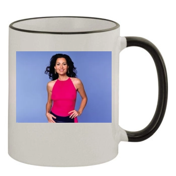 Minnie Driver 11oz Colored Rim & Handle Mug