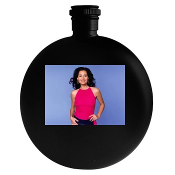 Minnie Driver Round Flask