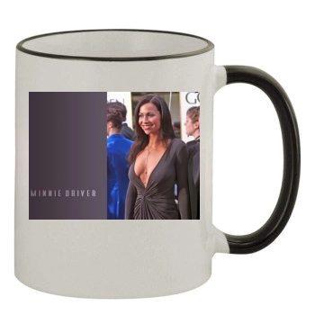 Minnie Driver 11oz Colored Rim & Handle Mug