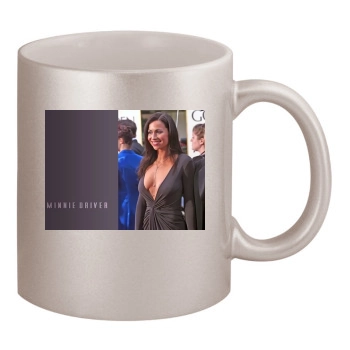 Minnie Driver 11oz Metallic Silver Mug