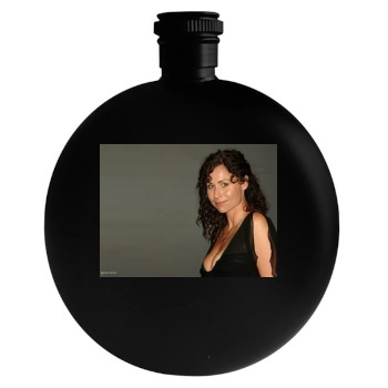 Minnie Driver Round Flask