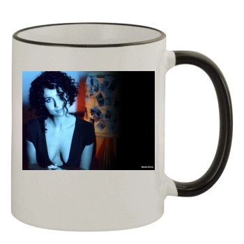 Minnie Driver 11oz Colored Rim & Handle Mug