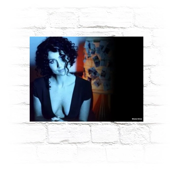 Minnie Driver Metal Wall Art