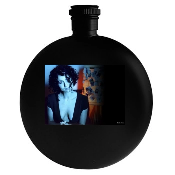 Minnie Driver Round Flask