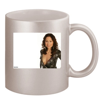 Minnie Driver 11oz Metallic Silver Mug