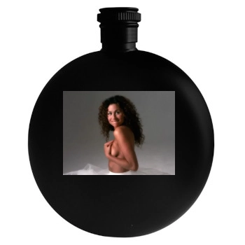 Minnie Driver Round Flask