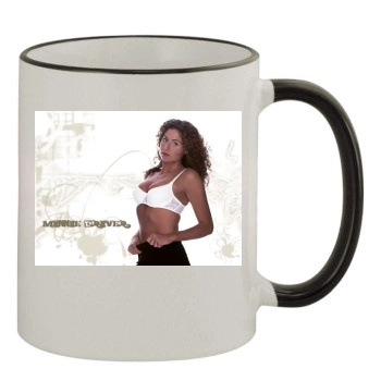 Minnie Driver 11oz Colored Rim & Handle Mug