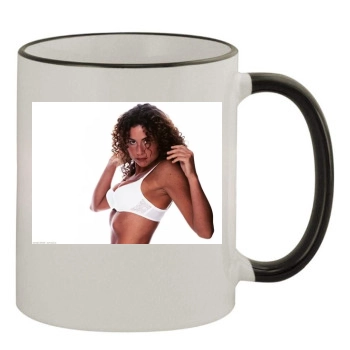 Minnie Driver 11oz Colored Rim & Handle Mug