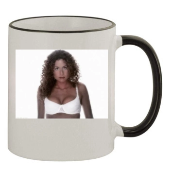 Minnie Driver 11oz Colored Rim & Handle Mug