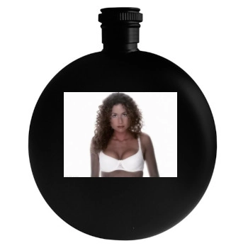 Minnie Driver Round Flask