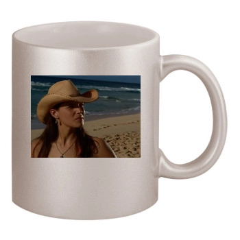 Amanda Righetti 11oz Metallic Silver Mug