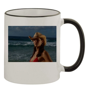 Amanda Righetti 11oz Colored Rim & Handle Mug