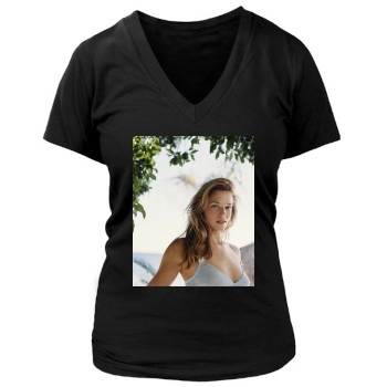 Amanda Righetti Women's Deep V-Neck TShirt