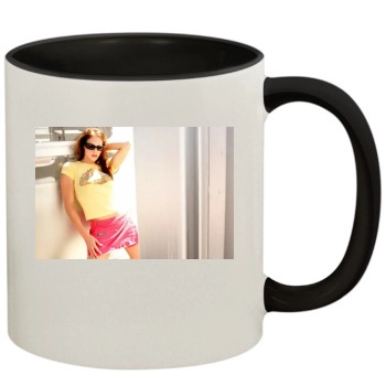 Amanda Righetti 11oz Colored Inner & Handle Mug