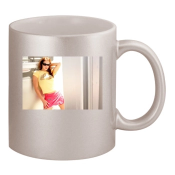 Amanda Righetti 11oz Metallic Silver Mug