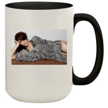 Amanda Righetti 15oz Colored Inner & Handle Mug