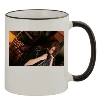 Amy Adams 11oz Colored Rim & Handle Mug