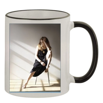 Amy Adams 11oz Colored Rim & Handle Mug